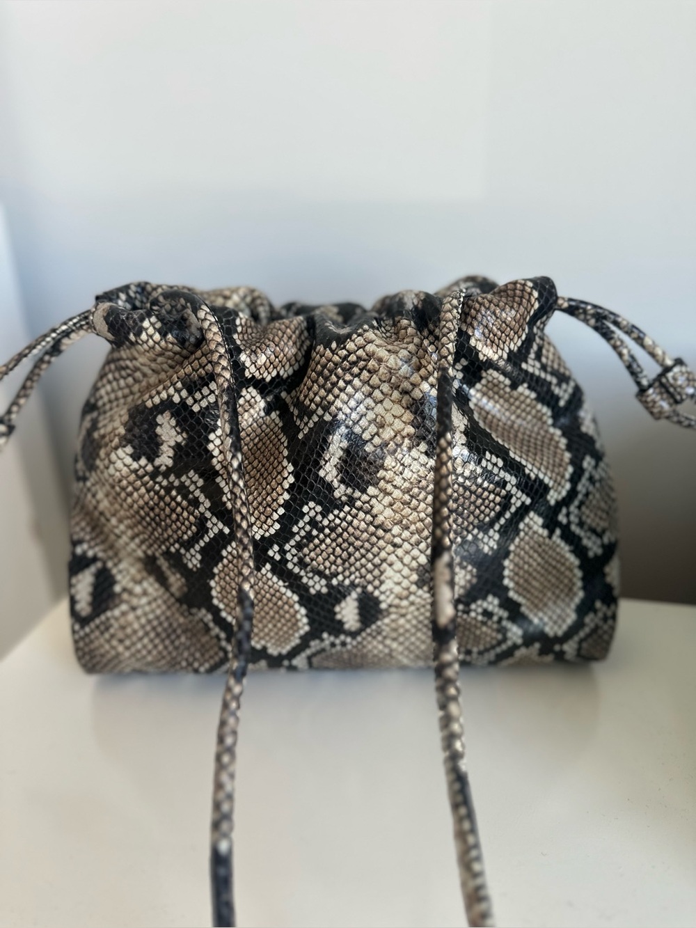 COS Mini Cavatelli Leather Clutch Crossbody Bag - Snake - Picture 5 of 12